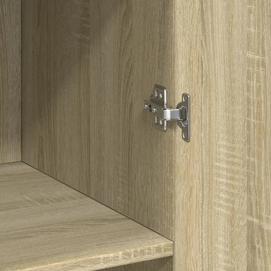 vidaXL Credenza Rovere Sonoma 70x42,5x185 cm in Legno Multistrato