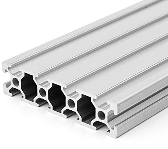 Profilo a T con slot 200mm di lunghezza - Profili in alluminio - Struttura a profilo extruso - Applicazione CNC - Resistente allo shock - Leggero