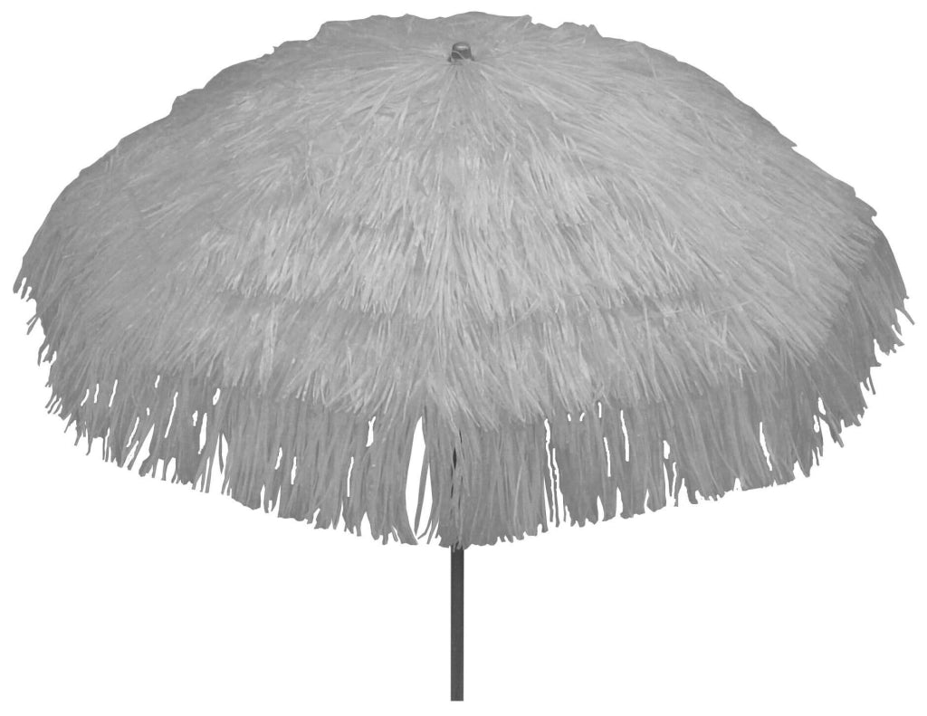 Ombrellone da Giardino Ø2 m Palo Ø33 mm in Acciaio Maffei Kenia Bianco