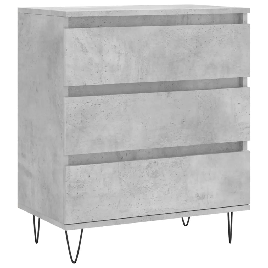 Credenza Grigio Cemento 60x35x70 cm in Legno Multistrato 827184