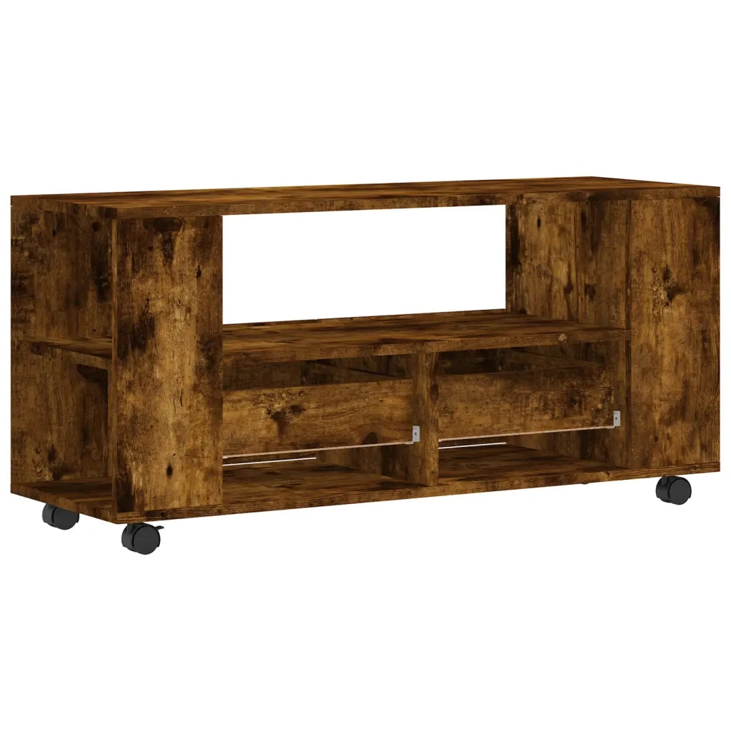 Mobile TV | Armadietto TV | Mobile Porta TV Rovere Fumo 102x34,5x43 cm in Legno Multistrato