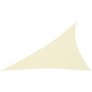 Vela ombreggiante/ombrellone triangolare in tessuto Oxford 4 x 5 x 6,4 m crema 02_0009899