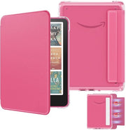 Copertura per e-reader - Adatta per 7" Kindle Paperwhite 12a Generazione - Leggera - Resistente agli urti - Imbottita - Retro trasparente