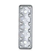 C PIASTRA DIRITTA ACCIAIO ZINCATO 50X200 MM- C LINE FER- 25,0 pz