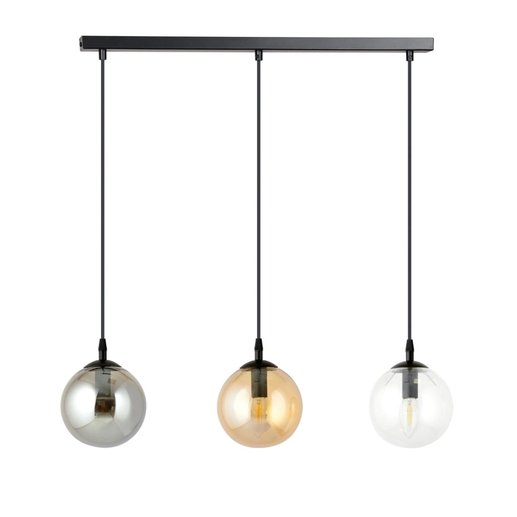 Lampadario Emibig COSMO 3 Black Mix 3xE14 70cm dimmerabile