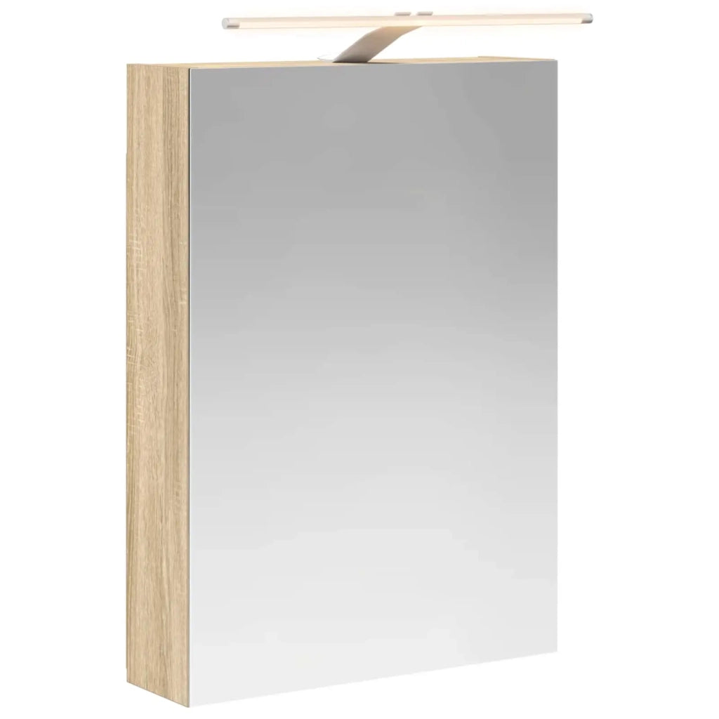Mobiletto per specchio da bagno Rovere Sonoma 50 x 14,5 x 70 cm 889049
