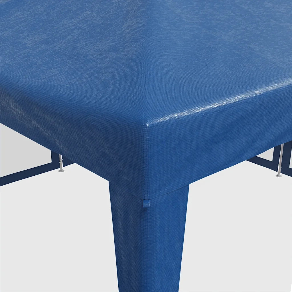 Tenda per Feste con 8 Pareti Laterali in Rete Blu 4x4 m HDPE 4010062