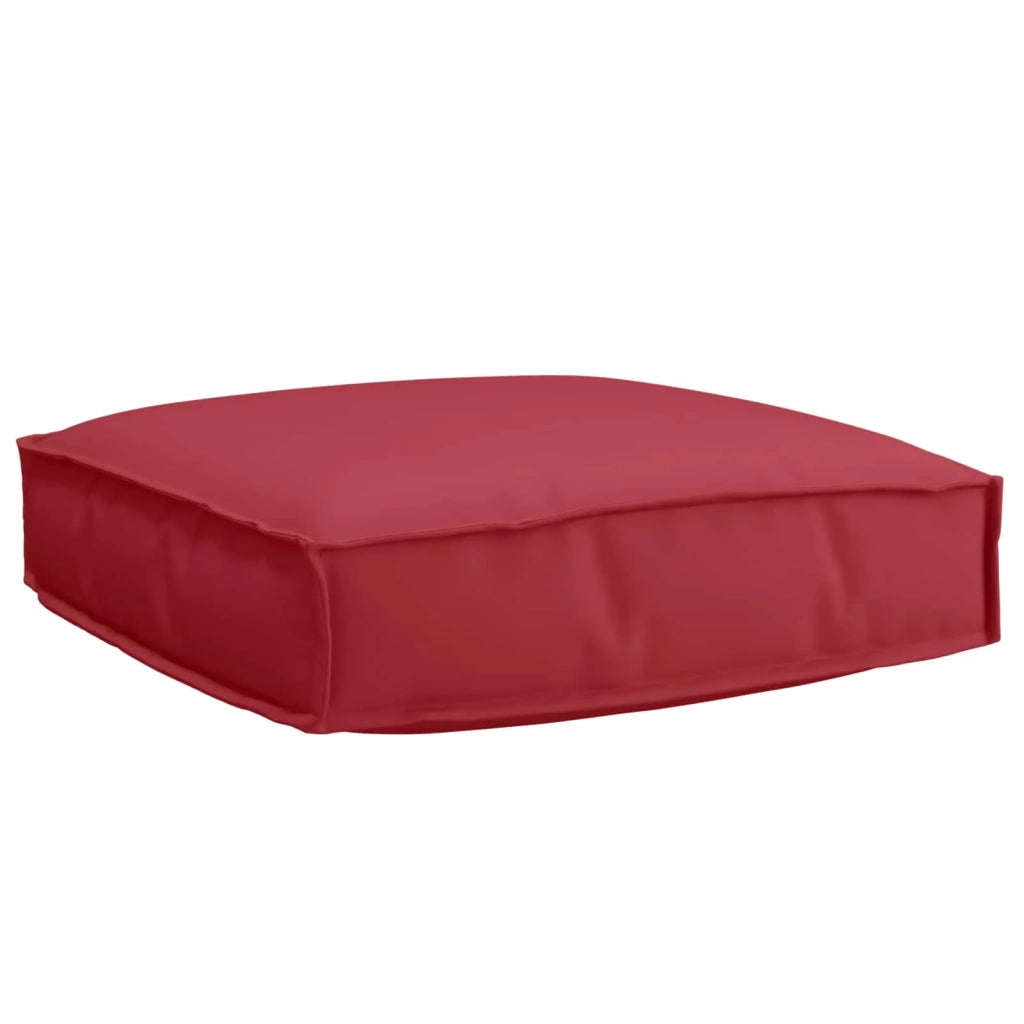 Cuscino Rosso Vino 60 x 60 x 12 cm Tessuto Oxford 42001494