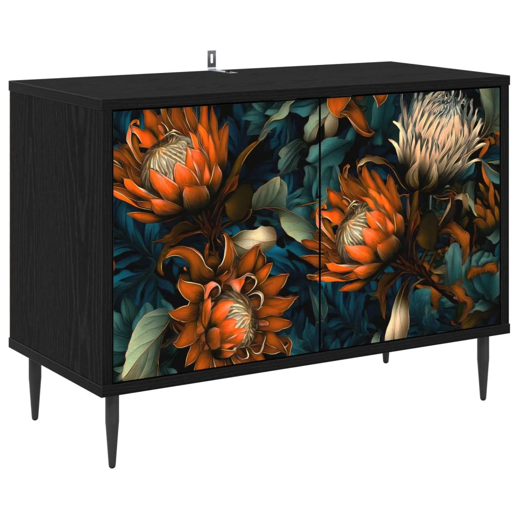 Mobile TV LOCHEM 69 x 33 x 50,5 cm Rovere Nero 8007010