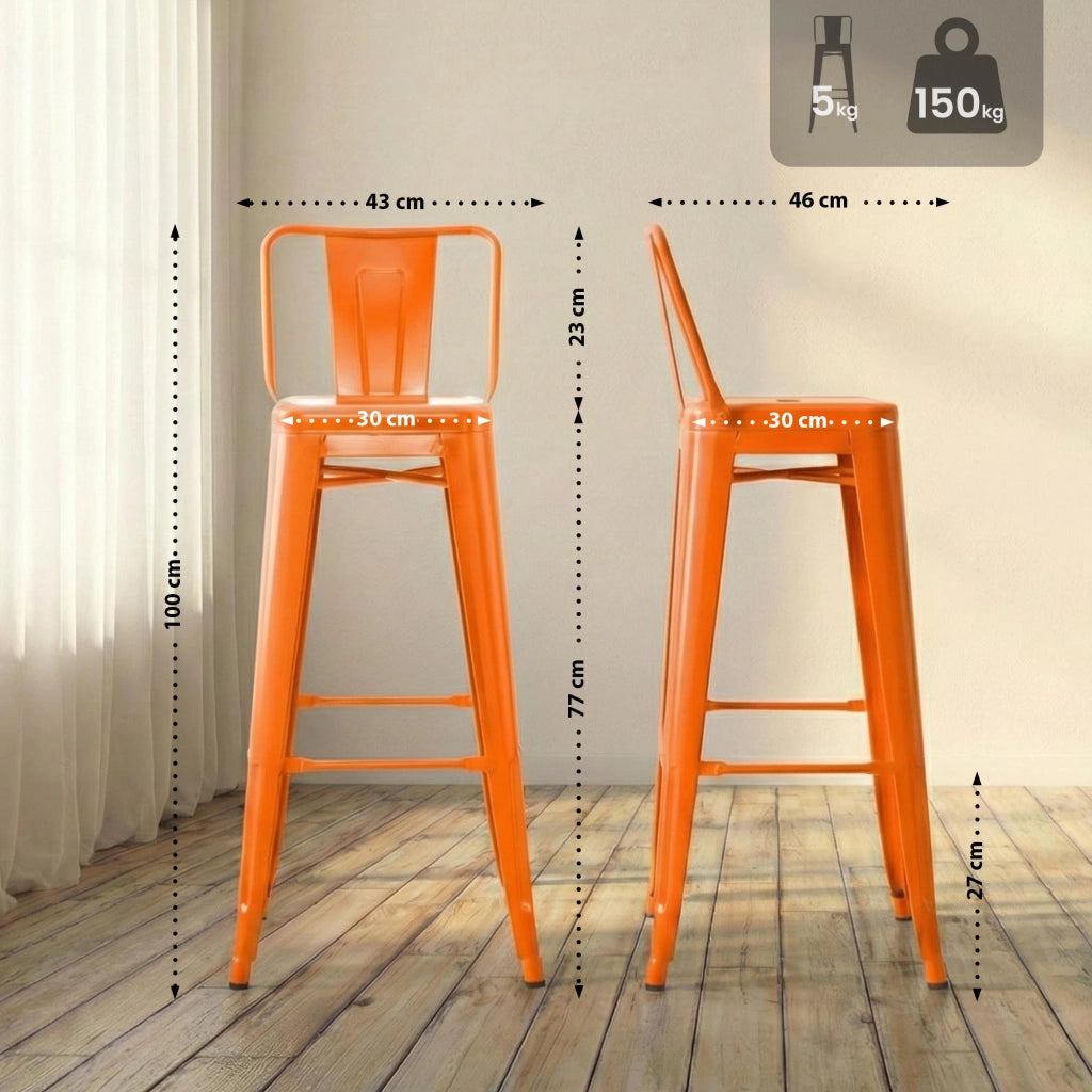 Set di 2 sgabelli da bar Mason 9