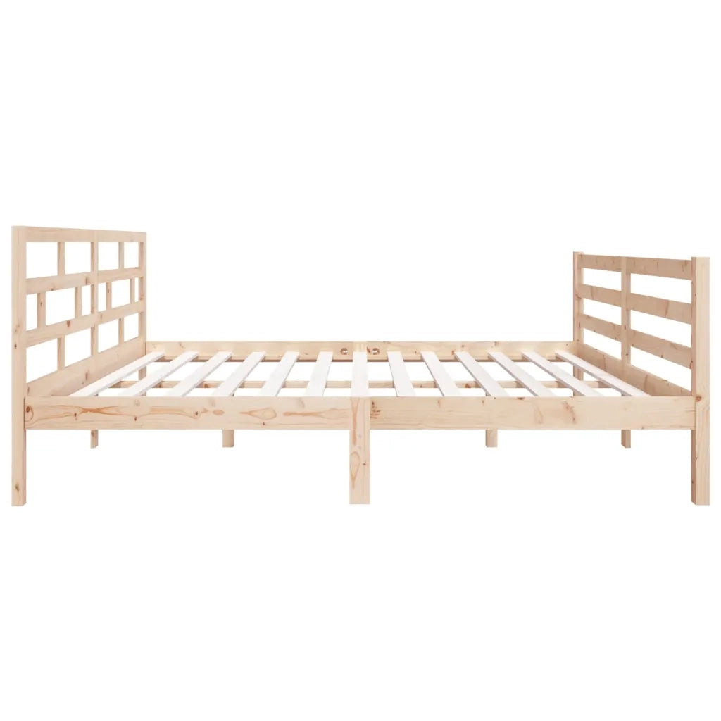 Giroletto-Struttura Letto in Legno Massello di Pino 140x190 cm 154057
