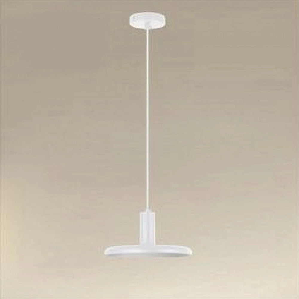 Trade Shop - Lampadario A Sospensione Design Moderno Con Paralume In Ferro Bianco E27 Ip20 33740 -