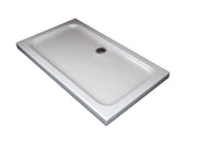Piatto Doccia Rettangolare Ribassato In Abs H 5cm Con Piletta Inclusa 80x140