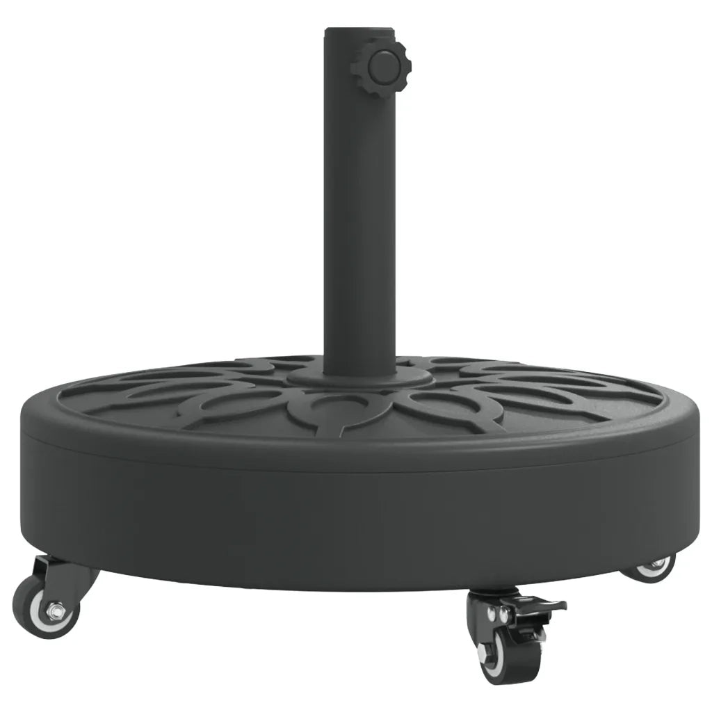 Base per Ombrellone con Ruote per Pali Ã˜38/48 mm 27 kg Rotonda
