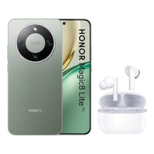 Smartphone honor 788979 magic8 lite bundle buds x7 lite tim forest gre