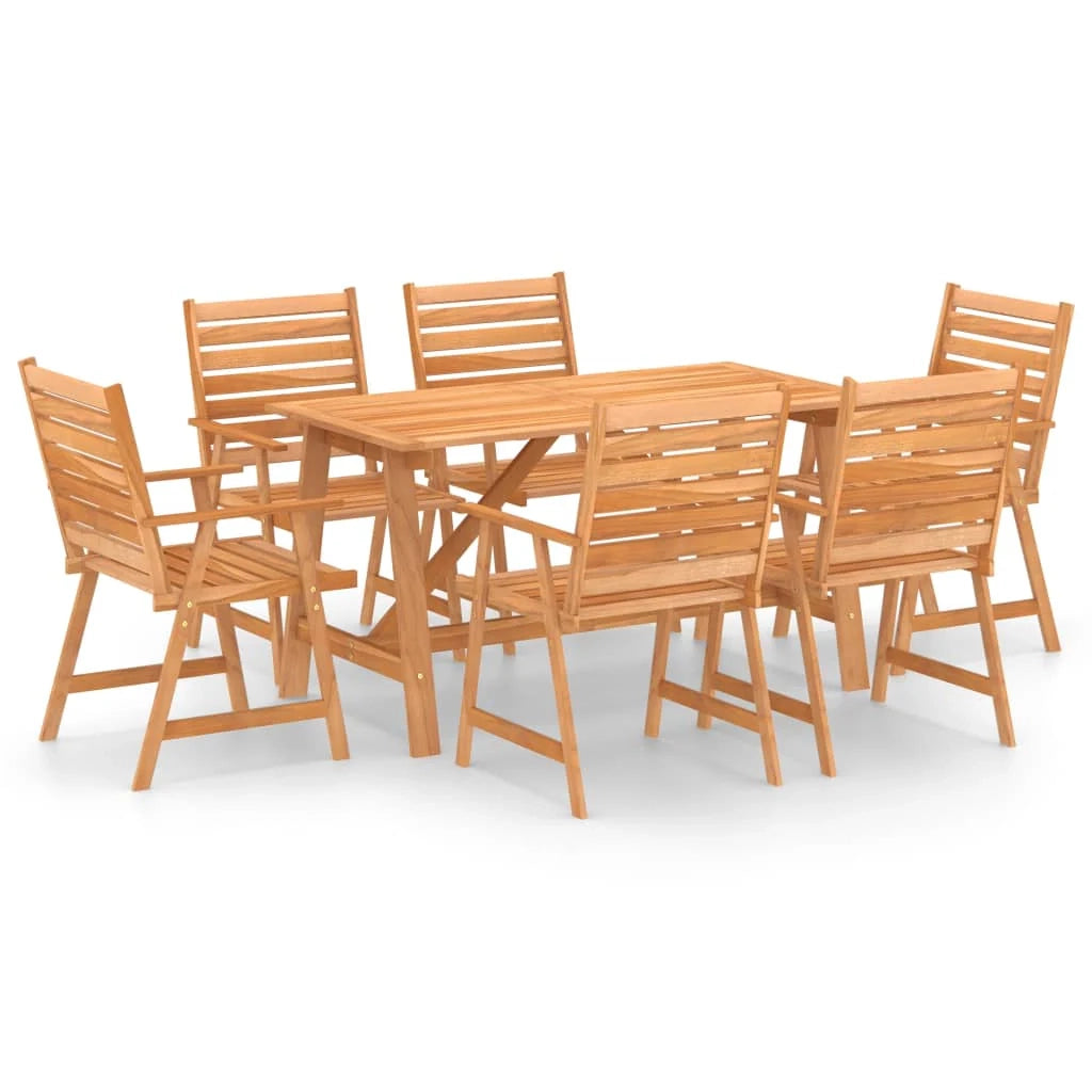 Set da pranzo da giardino 7 pezzi in legno massello di acacia 02_0014597