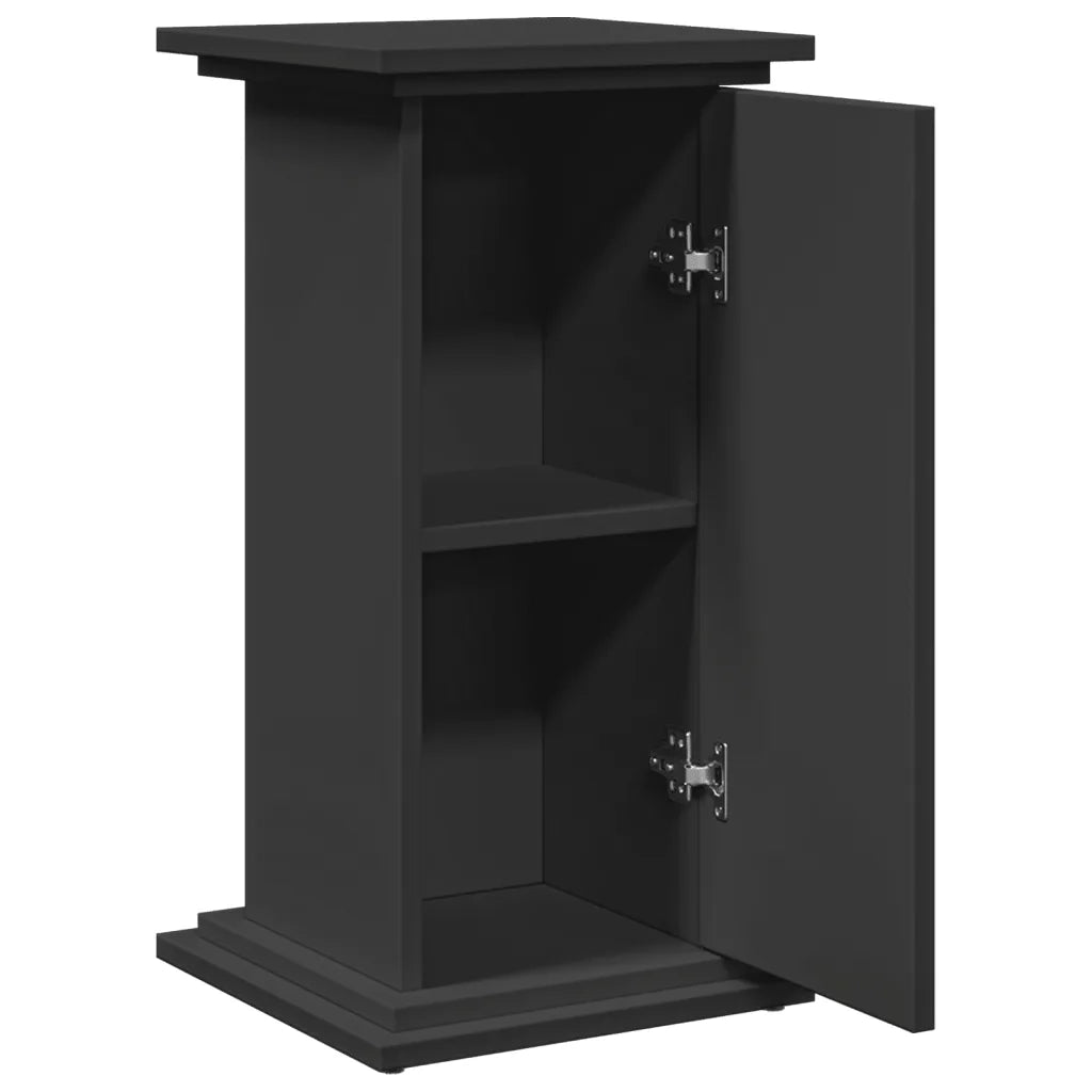 Supporto Espositivo Portaoggetti Nero 31x30x60 cm Truciolato 854617