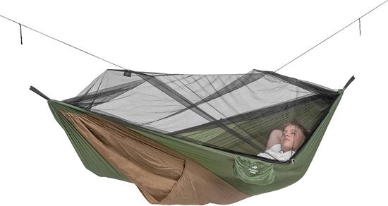 Hangmat leggera con rete anti insetti - 275 x 140 cm - fino a 150 kg