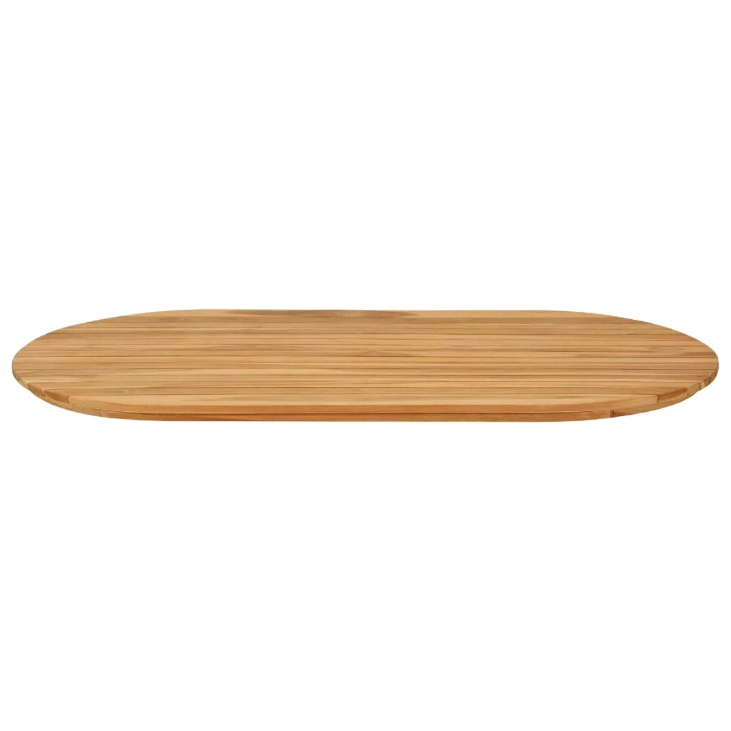 Piano del tavolo 110 x 55 x 3,5 cm Ovale Legno di teak solido 42033163