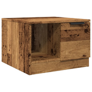 Tavolino da salotto | Tavolino da caff¨¨ | Tavolino da Soggiorno Legno Antico 50x50x36 cm Legno Multistrato