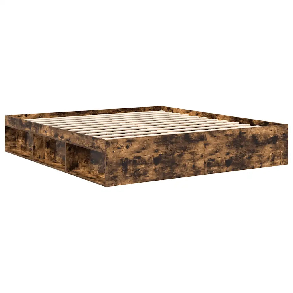Giroletto-Struttura Letto Rovere Fumo 180x200 cm Super King