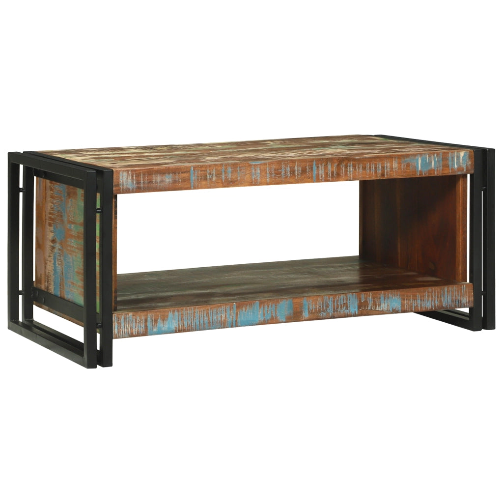 Tavolino da caffÃ¨ 90x50x38 cm Legno Massello Recuperato