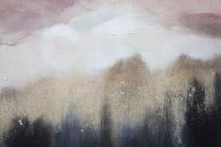 Dipinto Su Tela Pink Mountain cm 80X2,7X60