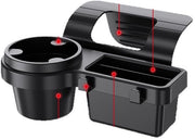 Accessori per contenitori da bere da appendere alle porte e finestre con cassetto di stoccaggio | Accessori per interno di camion (2 pezzi)
