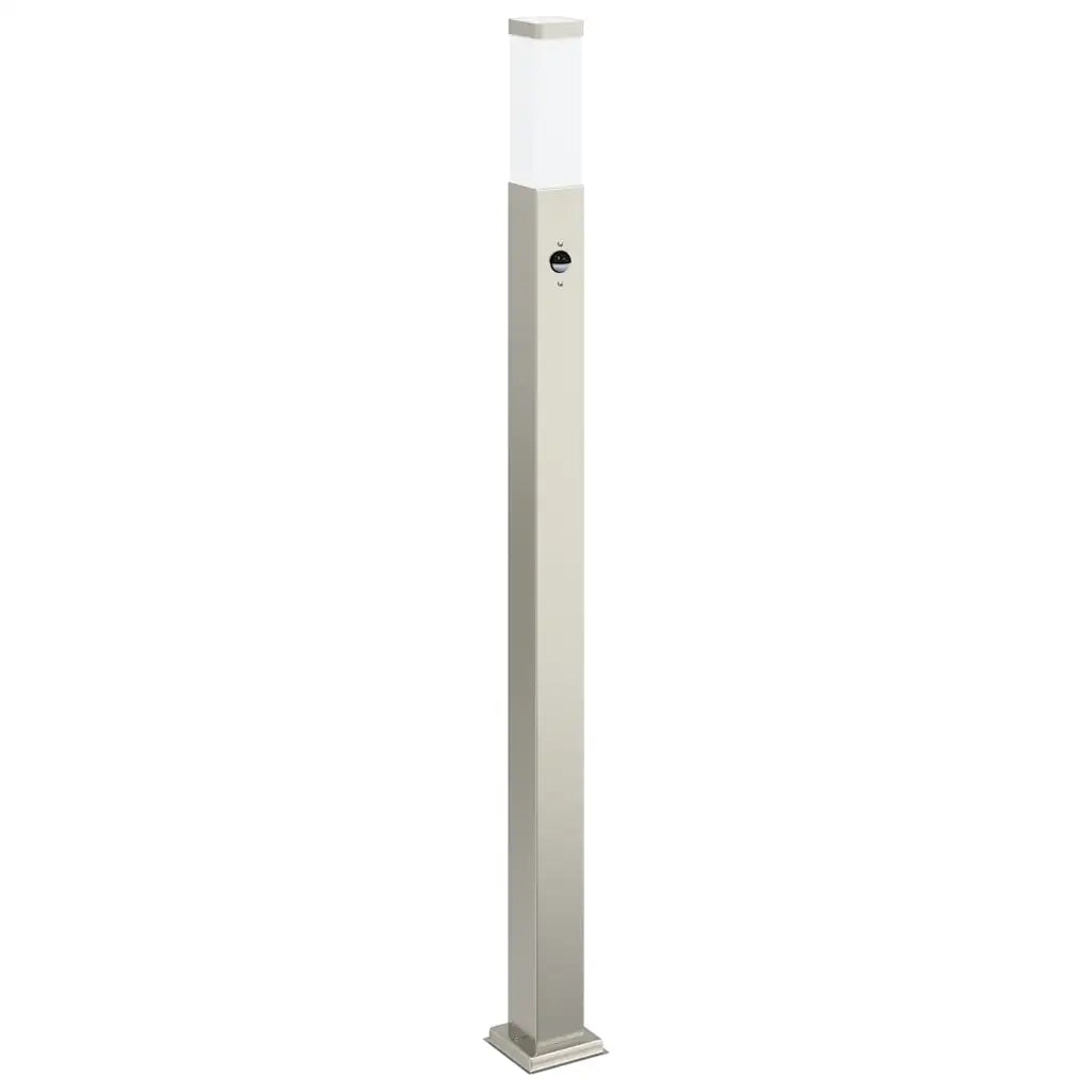 Lampada a paletto con sensore 110 cm Acciaio Inox IP44 4006057