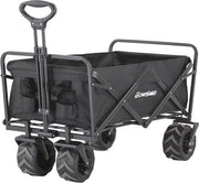 Carrello pieghevole per esterno - 160 kg di capacità, maniglia regolabile e ruote giranti a 360°