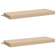 Cuscini per Panchina a 2 Pezzi SOEST 2 pz 100% Poliestere Crema 949683