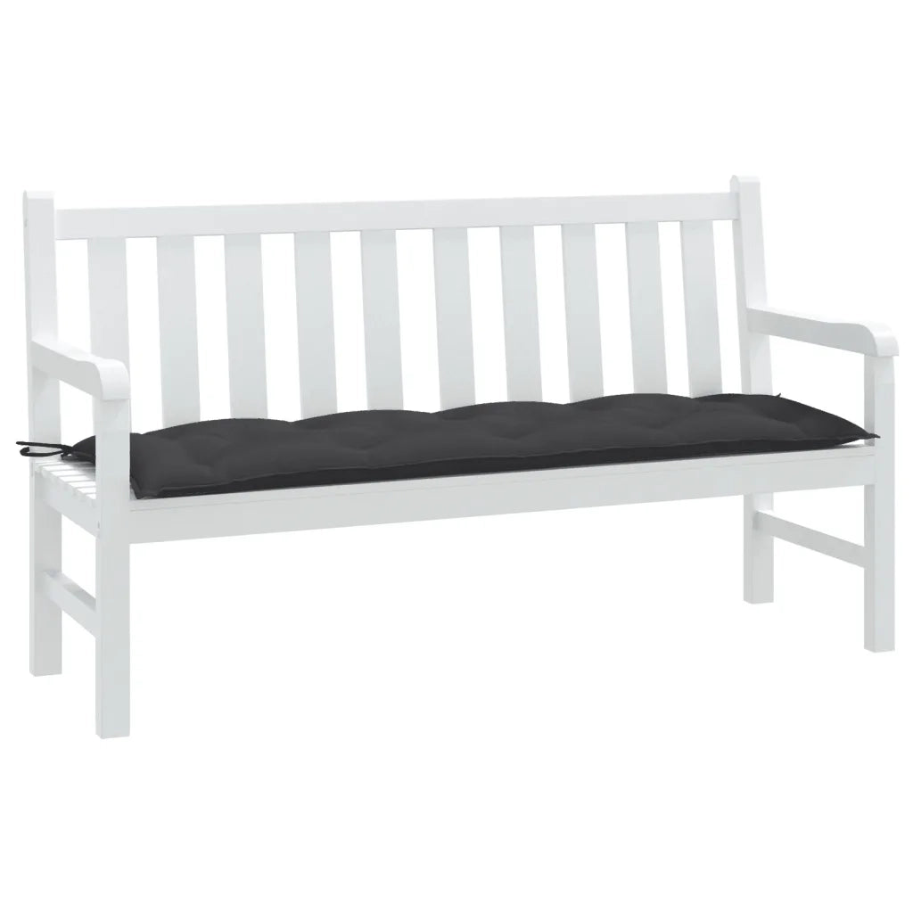 Cuscino Panca Giardino Antracite MÃ©lange 150x50x7 cm Tessuto