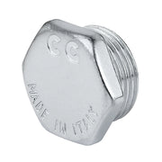 TAPPO MASCHIO IN OTTONE CROMATO SERIE 1500 3/8   TIEMME RACCORDERIE SPA