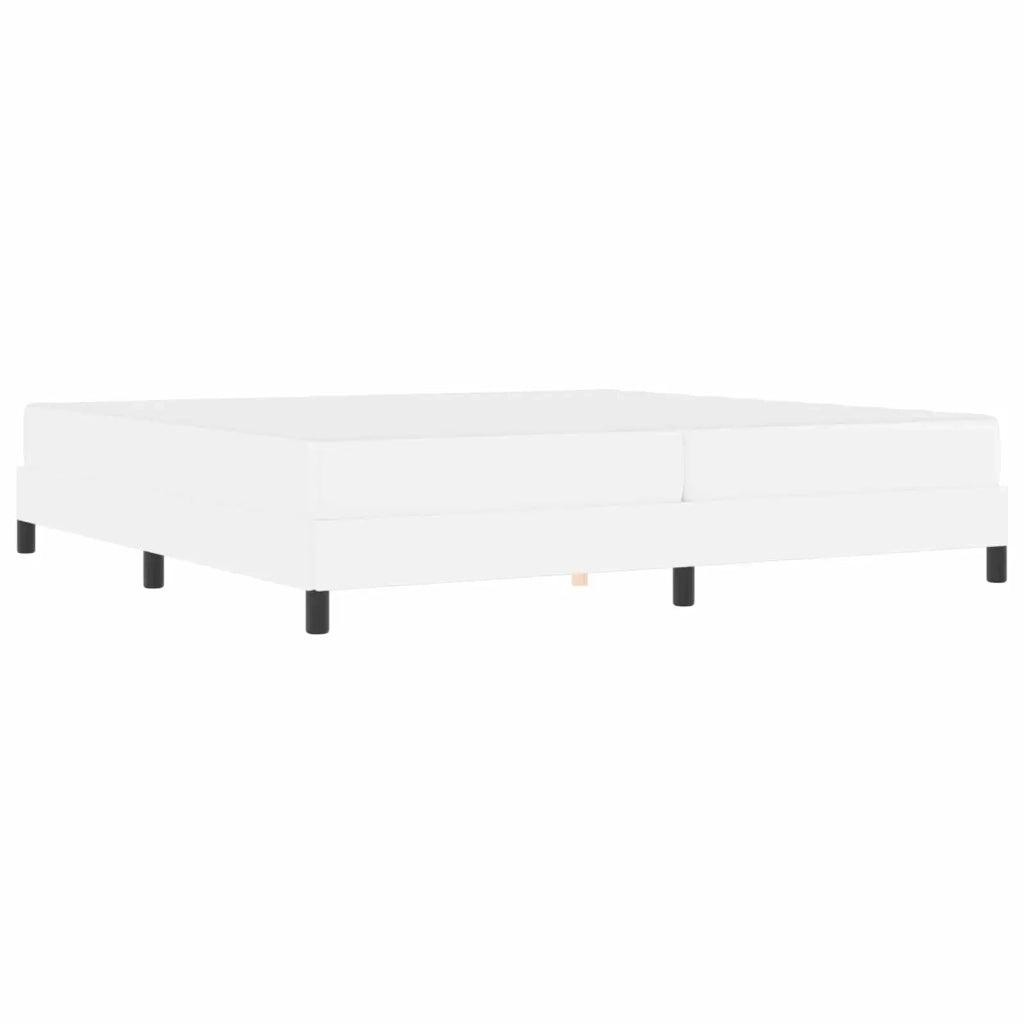 Struttura del letto Bianco Puro 200 x 200 cm Tessuto 3398649