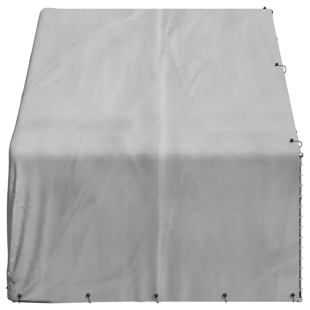 Cuccia per cani da esterno con copertura 3x2x1,9 m in acciaio zincato 4105409