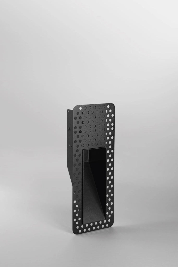INCASSO YUREI NERO IN ACCIAIO E ALLUMINIO 238X91X61MM ATTACCO GU10 MINI