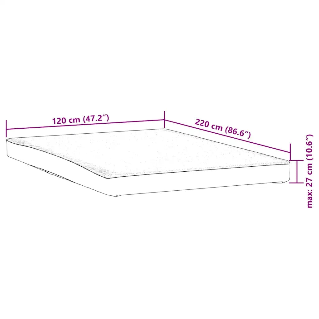 Coprimaterasso Bianco 120x220 cm Impermeabile CFW9202003