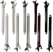 Coppia Braccetti Alluminio 50cm | Tenda da Sole a Caduta | Grigio | Regolabile & Resistente