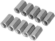 Mostra di Supporto a 6 Viti - Lunghezza 18 mm - M6 - Acciaio di Carbonio Giallo - Corrosione Resistente