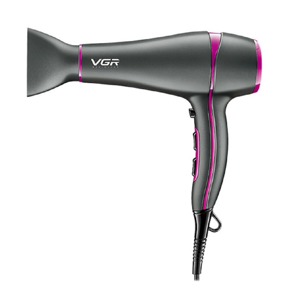 Trade Shop - Asciugacapelli Professionale A Motore Cc 2200 Watt Salone 2 Velocità Vgr V-402 -