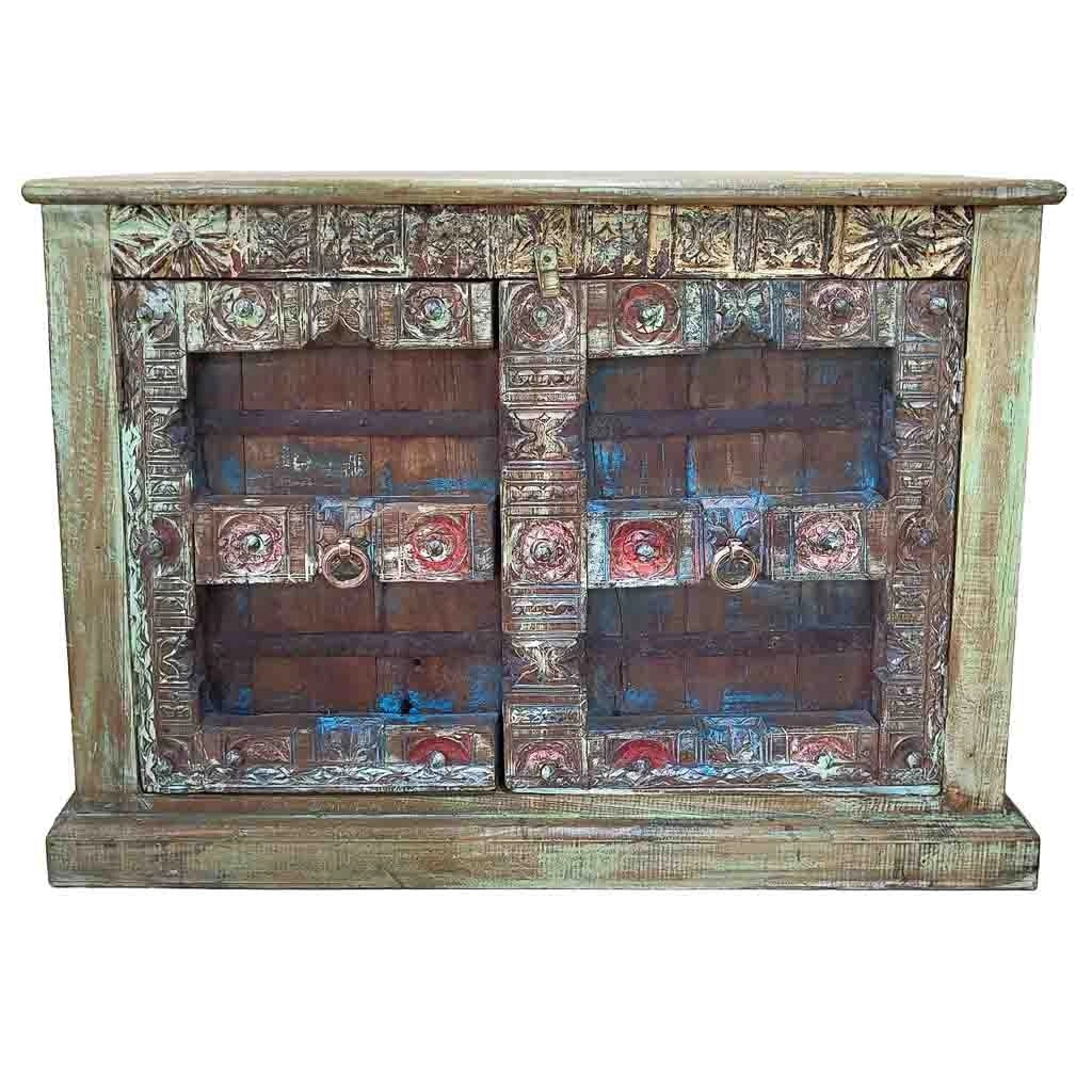 Credenza in legno fatta a mano 117x50x87h cm