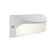Applique 10W LED 3000K finitura goffrata bianco, luce calda Sovil Dome