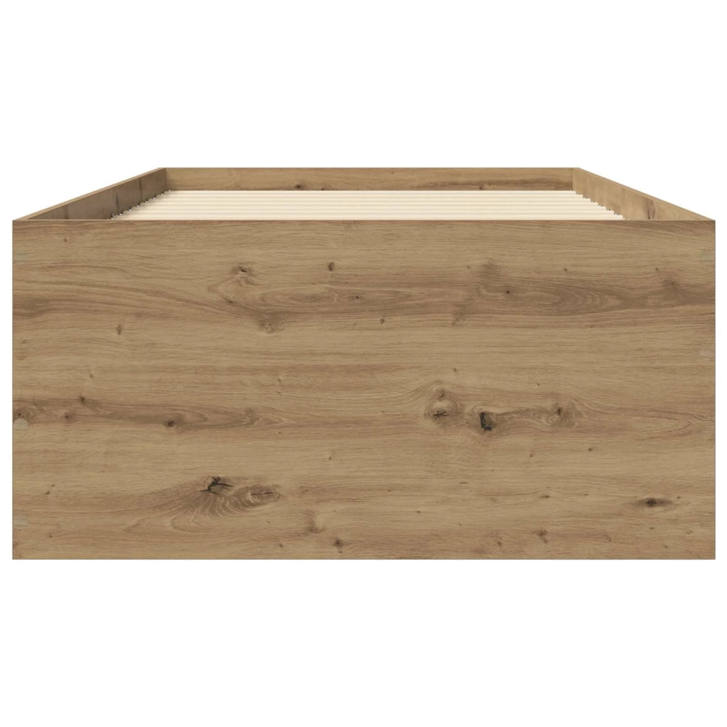 Struttura letto a pavimento Rovere Artigianale 80 x 200 cm 3429540