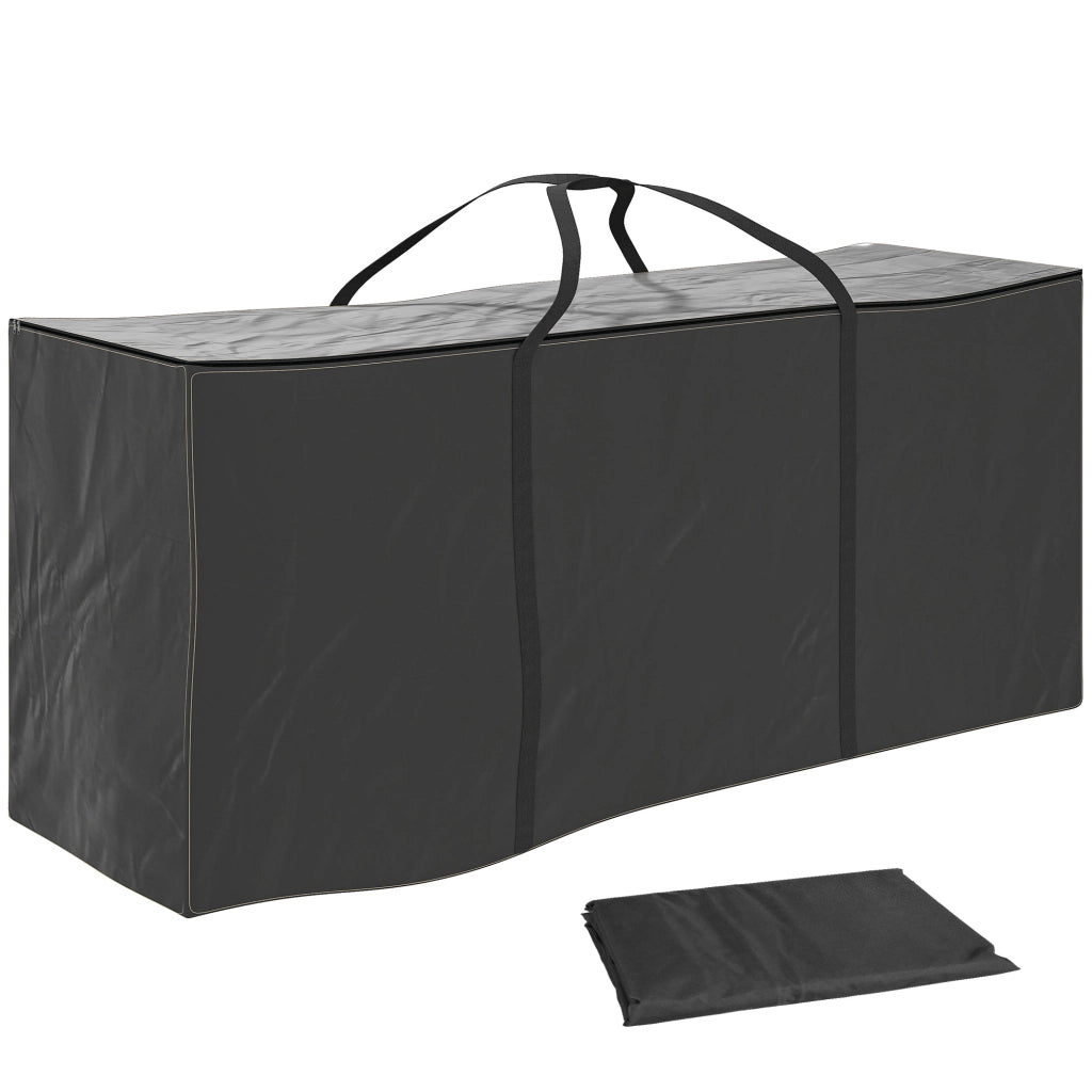 Custodia per cuscini da giardino ¨C zephmum ¨C nero 175x55x75 cm