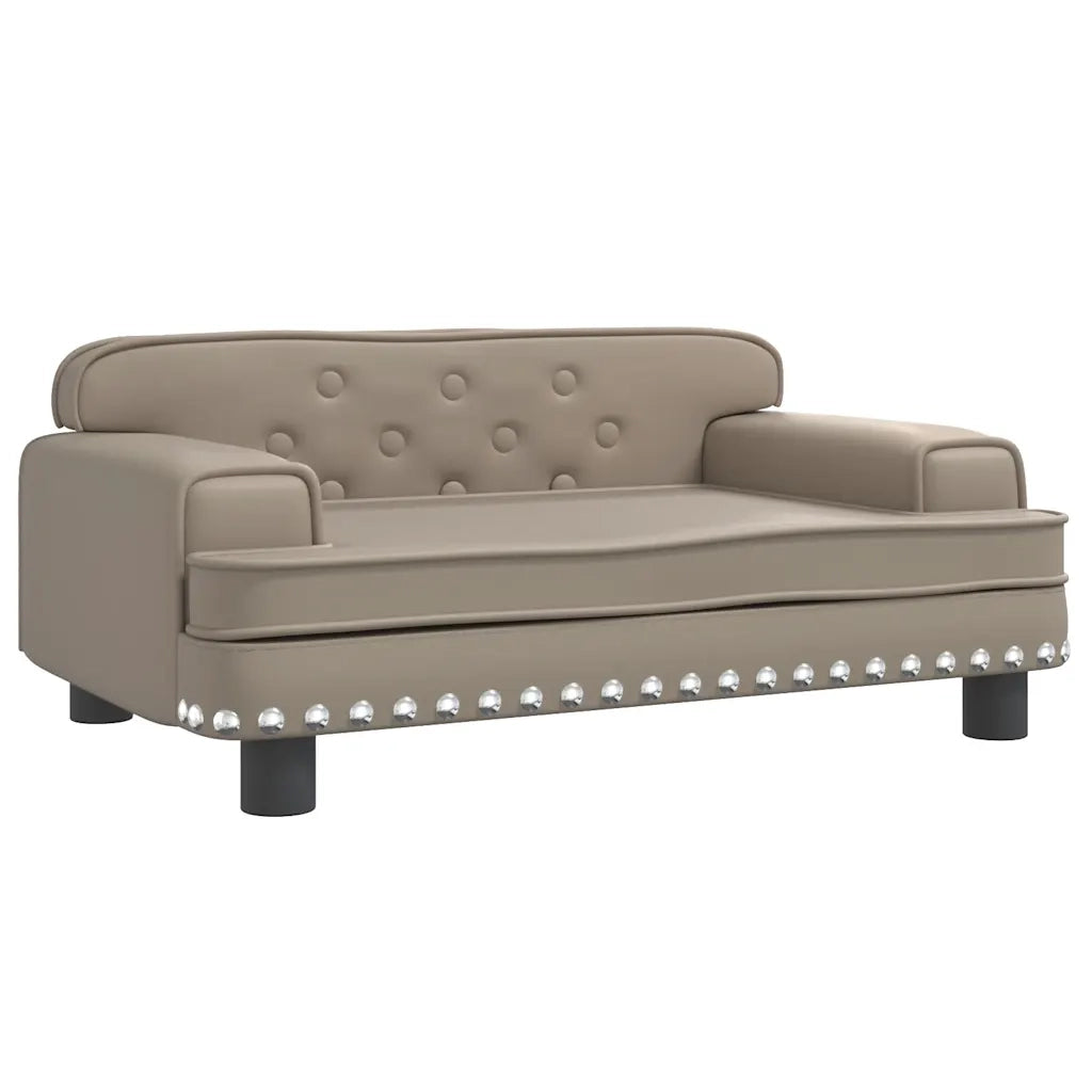 Divano per Bambini-Sofa-Divanetto Cappuccino 70x45x30 cm in Similpelle 324777