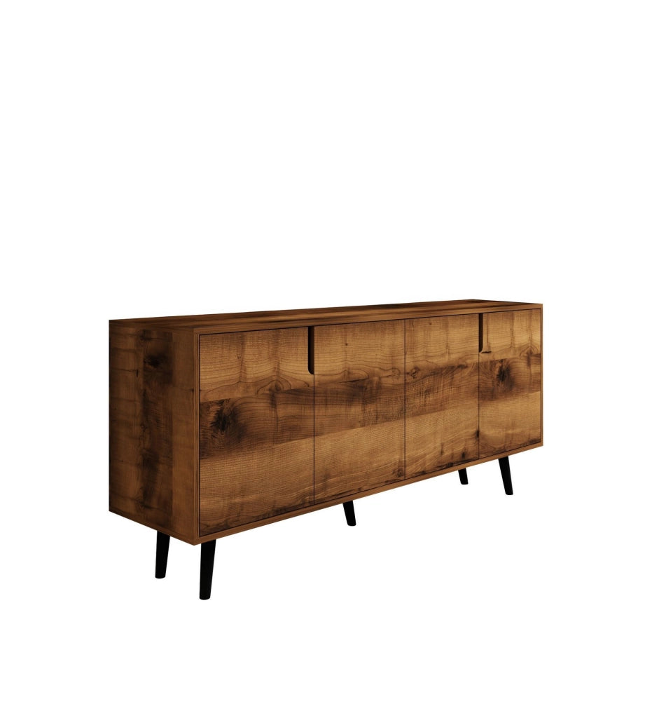 Credenza in legno "Latina" - 180 x 45 x 80 cm - Marrone