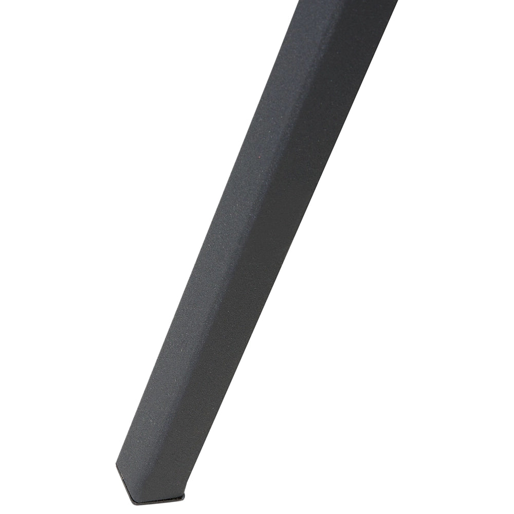 Lampada da Terra Nera con Metallo dorato 165 cm Base Treppiede Paralume Orientabile Design Industriale