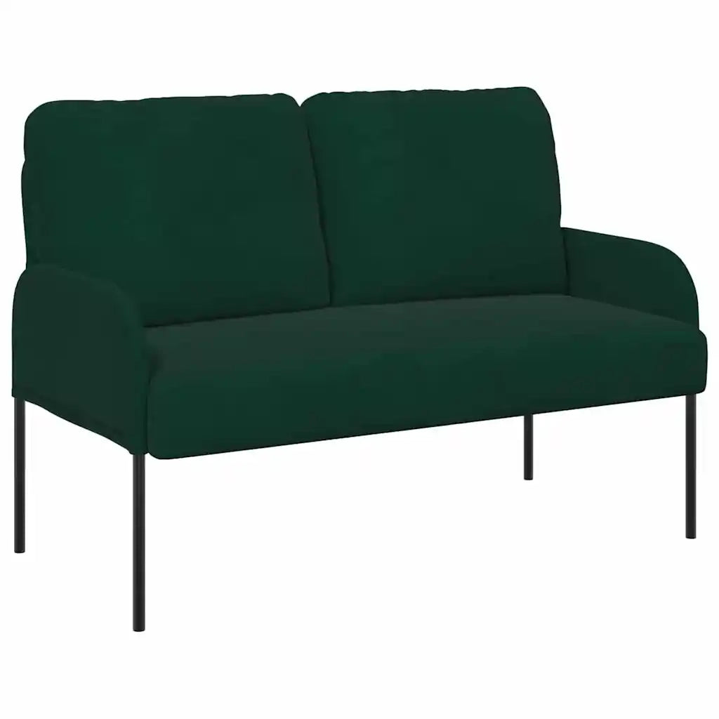Divani con cuscino 110cm Verde Scuro Legno compensato