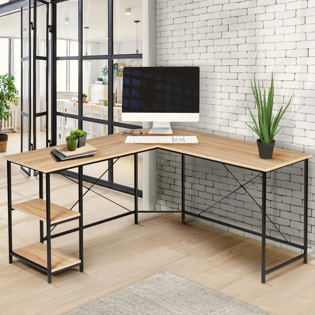 IDMarket - Scrivania angolare di design industriale di DETROIT