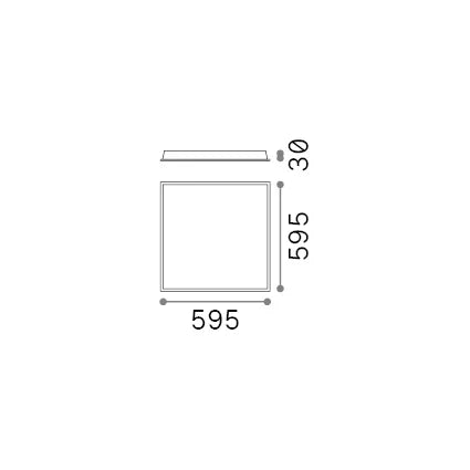 Faretto Ad Incasso Led Panel 31W Led Integrato Bianco 4000K Ip20